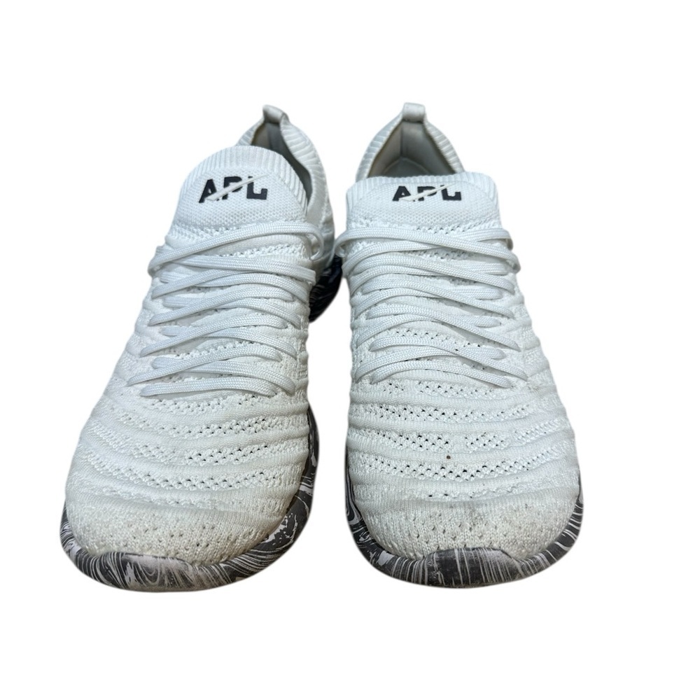 APL Men's White and Gray Athletic Shoes
